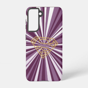 Supergirl Studded S-Shield Samsung Galaxy Hoesje