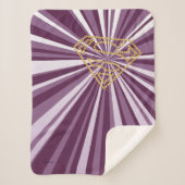 Supergirl Studded S-Shield Sherpa Deken (Voorkant)