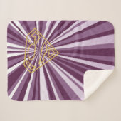 Supergirl Studded S-Shield Sherpa Deken (Voorkant (horizontaal))