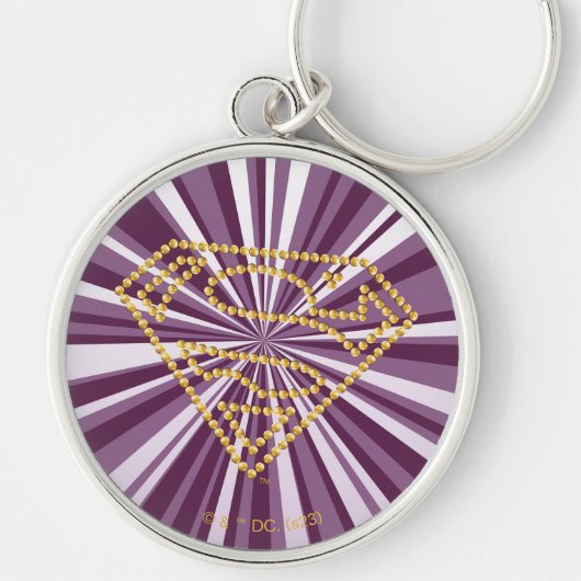 Supergirl Studded S-Shield Sleutelhanger (Voorkant)