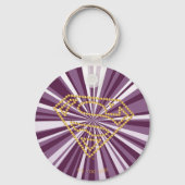 Supergirl Studded S-Shield Sleutelhanger (Voorkant)