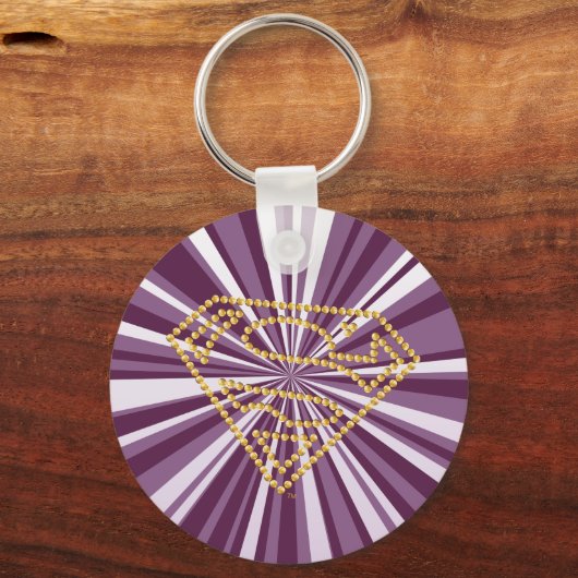Supergirl Studded S-Shield Sleutelhanger (Achterkant)