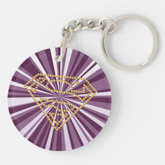 Supergirl Studded S-Shield Sleutelhanger (Achterkant)