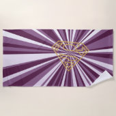 Supergirl Studded S-Shield Strandlaken (Voorkant)