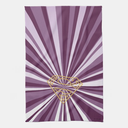 Supergirl Studded S-Shield Theedoek (Verticaal)