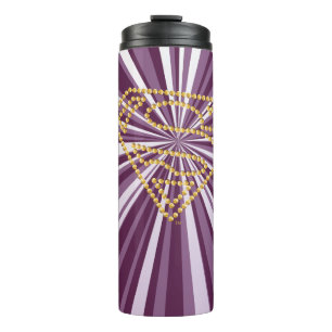 Supergirl Studded S-Shield Thermosbeker