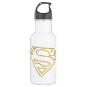 Supergirl Studded S-Shield Waterfles (Voorkant)