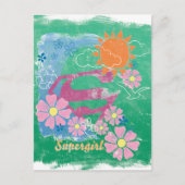 Supergirl Sun en Love Briefkaart (Voorkant)