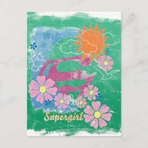 Supergirl Sun en Love Briefkaart
