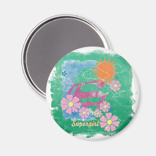 Supergirl Sun en Love Magneet (Voorkant / Achterkant)