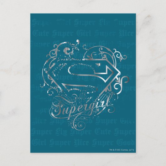 Supergirl Super Fly Super Cute Briefkaart (Voorkant)
