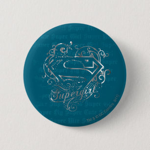 Supergirl Super Fly Super Cute Ronde Button 5,7 Cm