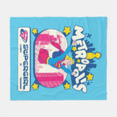 Supergirl Super Pop Vrouw van Morgen Fleece Deken (Voorkant (Horizontaal))