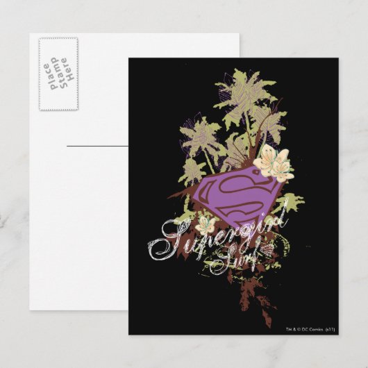 Supergirl Surf Logo Briefkaart (Voorkant / Achterkant)