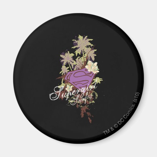 Supergirl Surf Logo Magneet (Voorkant)