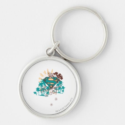 Supergirl Surf Sleutelhanger (Voorkant)