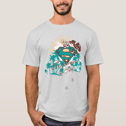 Supergirl Surf T-shirt (Voorkant)