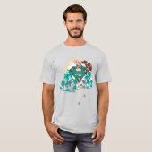 Supergirl Surf T-shirt (Voorkant volledig)
