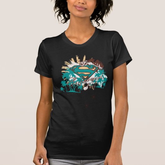 Supergirl Surf T-shirt (Voorkant)