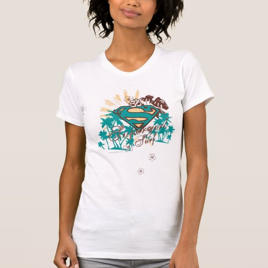 Supergirl Surf T-shirt (Voorkant)