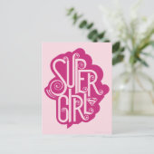 Supergirl Swirl 1 Briefkaart (Staand voorkant)