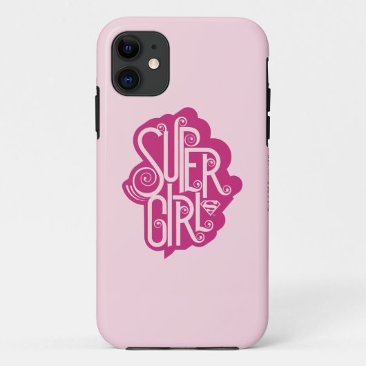 Supergirl Swirl 1 Case-Mate iPhone Case (Achterkant)