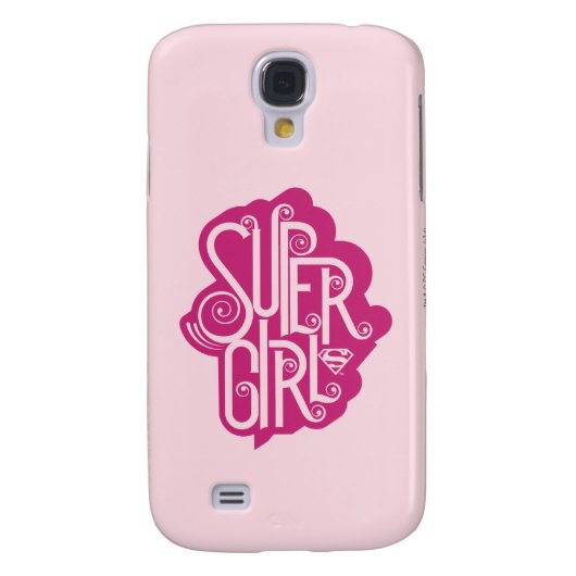 Supergirl Swirl 1 Case-Mate Samsung Galaxy Hoesje (Achterkant)