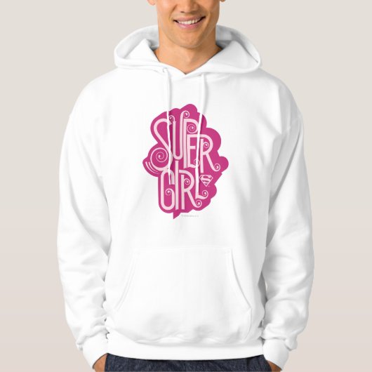 Supergirl Swirl 1 Hoodie (Voorkant)