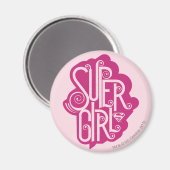 Supergirl Swirl 1 Magneet (Voorkant / Achterkant)