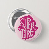 Supergirl Swirl 1 Ronde Button 5,7 Cm (Voorkant /achterkant)