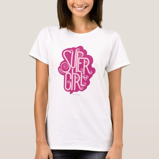 Supergirl Swirl 1 T-shirt (Voorkant)