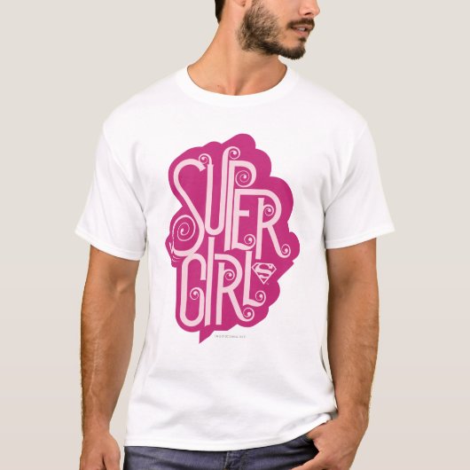 Supergirl Swirl 1 T-shirt (Voorkant)