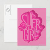 Supergirl Swirl 2 Briefkaart (Voorkant / Achterkant)