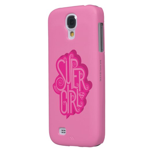 Supergirl Swirl 2 Case-Mate Samsung Galaxy Hoesje (Achterkant Links)