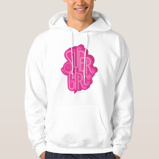 Supergirl Swirl 2 Hoodie (Voorkant)