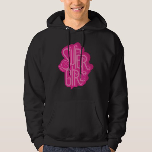 Supergirl Swirl 2 Hoodie (Voorkant)