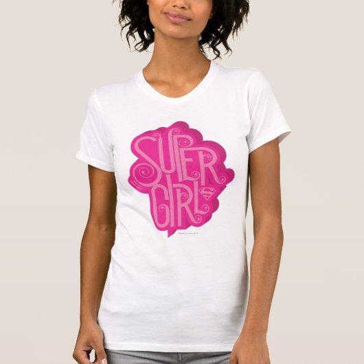 Supergirl Swirl 2 T-shirt (Voorkant)