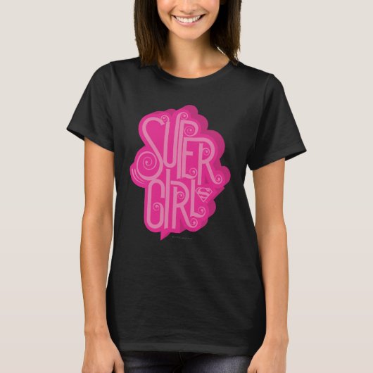 Supergirl Swirl 2 T-shirt (Voorkant)