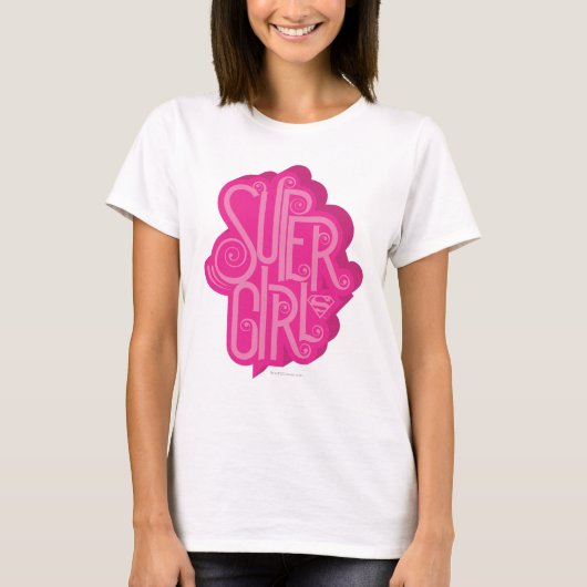Supergirl Swirl 2 T-shirt (Voorkant)