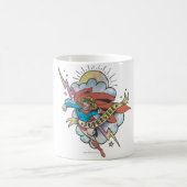 Supergirl Tattoo Koffiemok (Center)