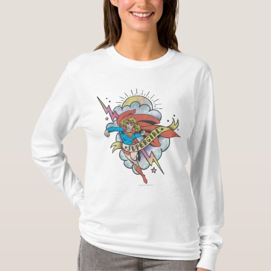 Supergirl Tattoo T-shirt (Voorkant)