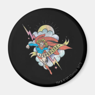 Supergirl Tattoo voor het geven van licht Magneet
