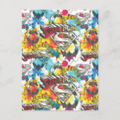 Supergirl The Lux Pattern Briefkaart (Voorkant)