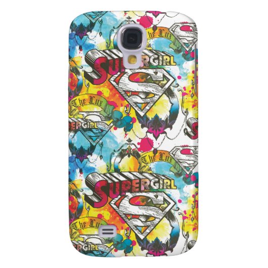 Supergirl The Lux Pattern Case-Mate Samsung Galaxy Hoesje (Achterkant)