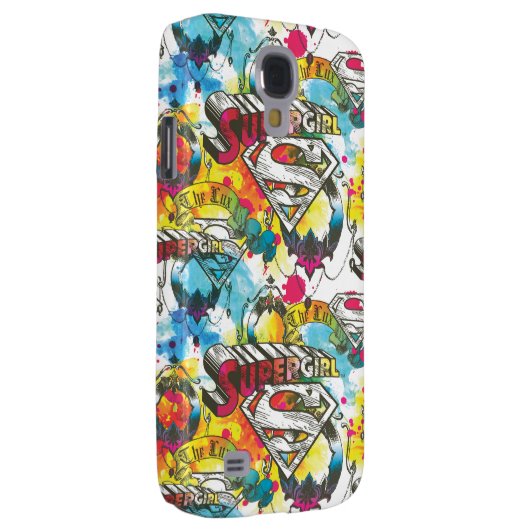 Supergirl The Lux Pattern Case-Mate Samsung Galaxy Hoesje (Back/Rechts)