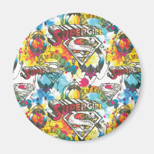 Supergirl The Lux Pattern Magneet