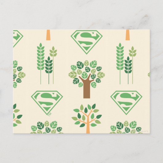 Supergirl Trees Briefkaart (Voorkant)