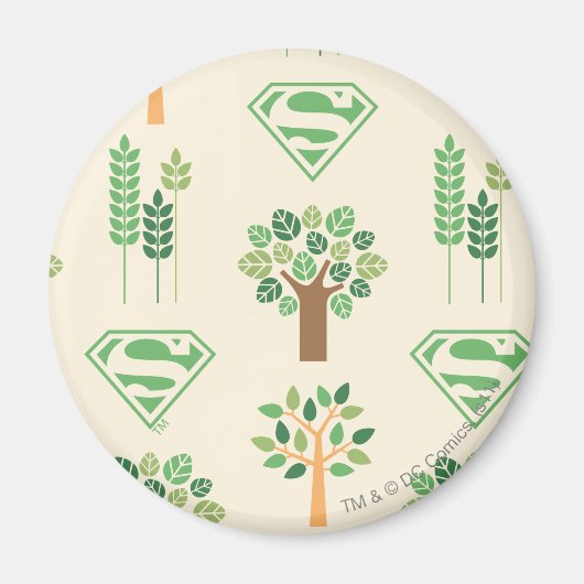 Supergirl Trees Magneet (Voorkant)