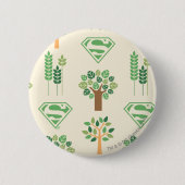 Supergirl Trees Ronde Button 5,7 Cm (Voorkant)