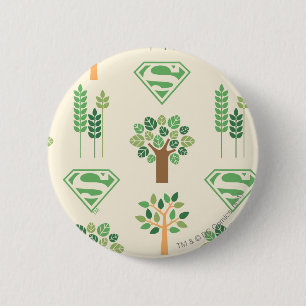 Supergirl Trees Ronde Button 5,7 Cm